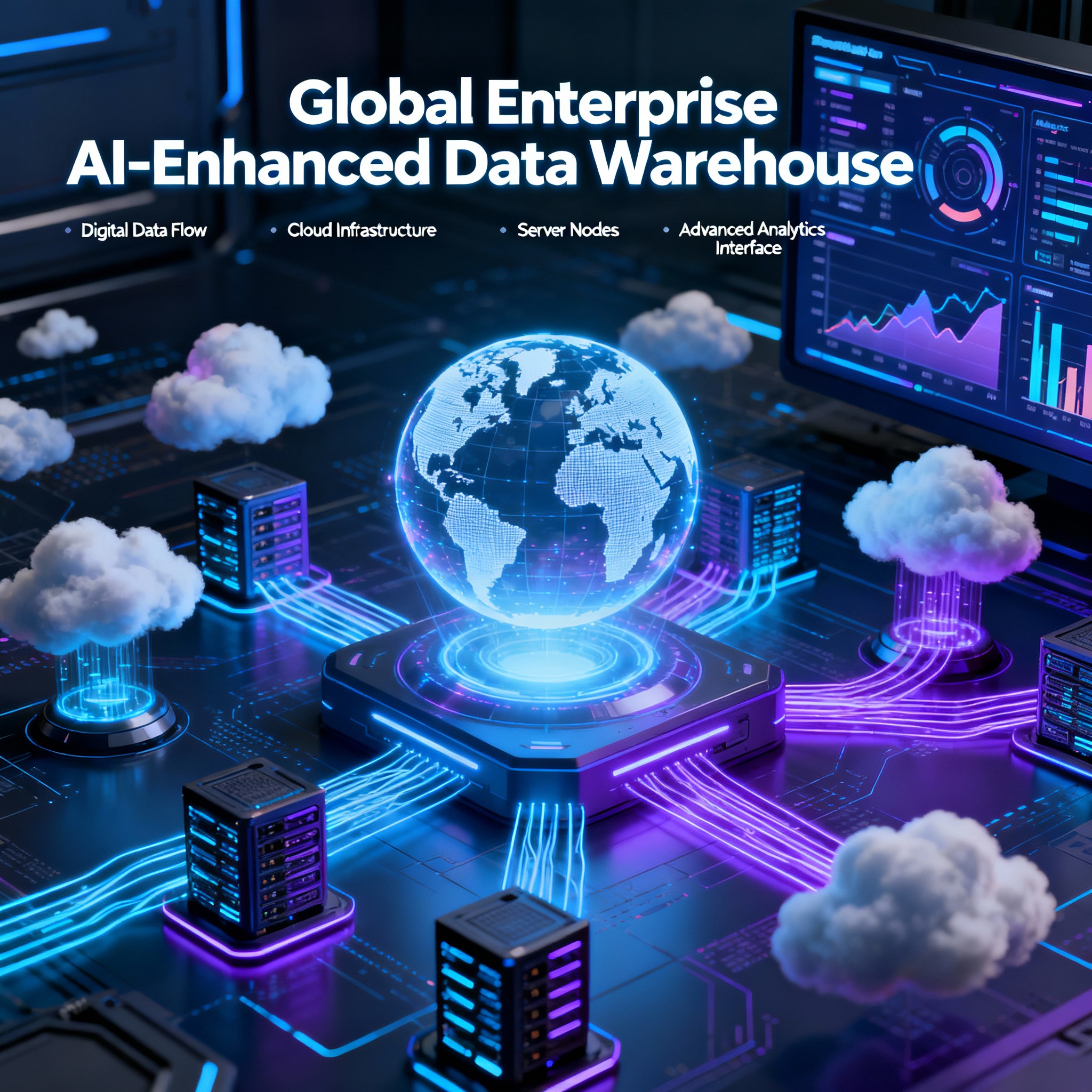 AI-Enhanced Data Warehouses for Global Enterprises